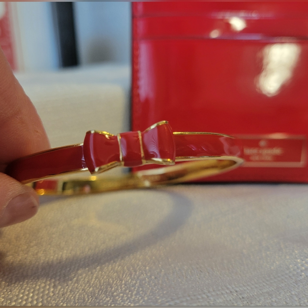 Kate Spade Red Card Holder - Picture 2 of 6